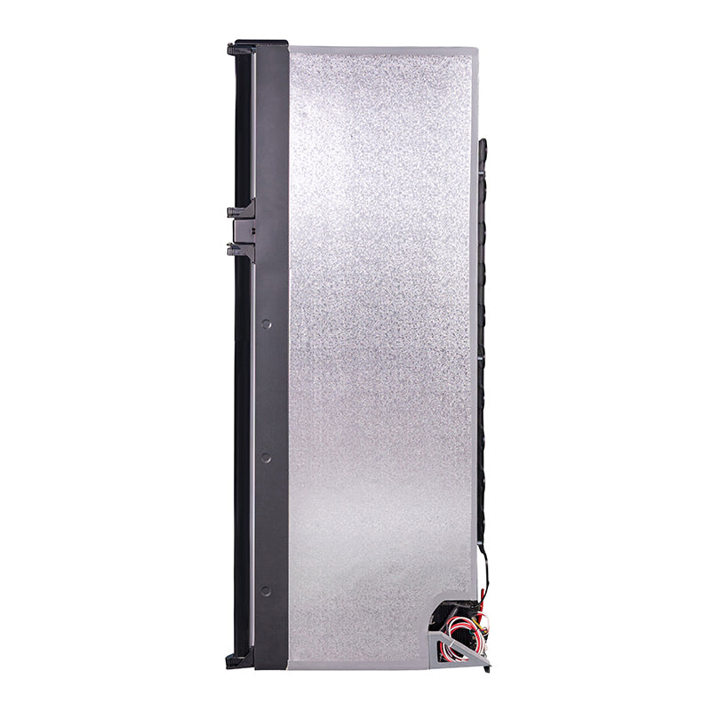 Refrigerador Congelador Conserv 12V/CC de 10 pies cúbicos, acero inoxidable, para RV, BARCO, FUERA DE LA RED, 2 puertas