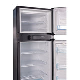 Refrigerador Congelador Conserv 12V/CC de 10 pies cúbicos, acero inoxidable, para RV, BARCO, FUERA DE LA RED, 2 puertas
