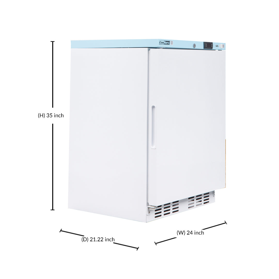 Refrigerador COMERCIAL/FARMACÉUTICO Conserv Compact de 24 pulgadas, 3.9 pies cúbicos, WIFI, 110V