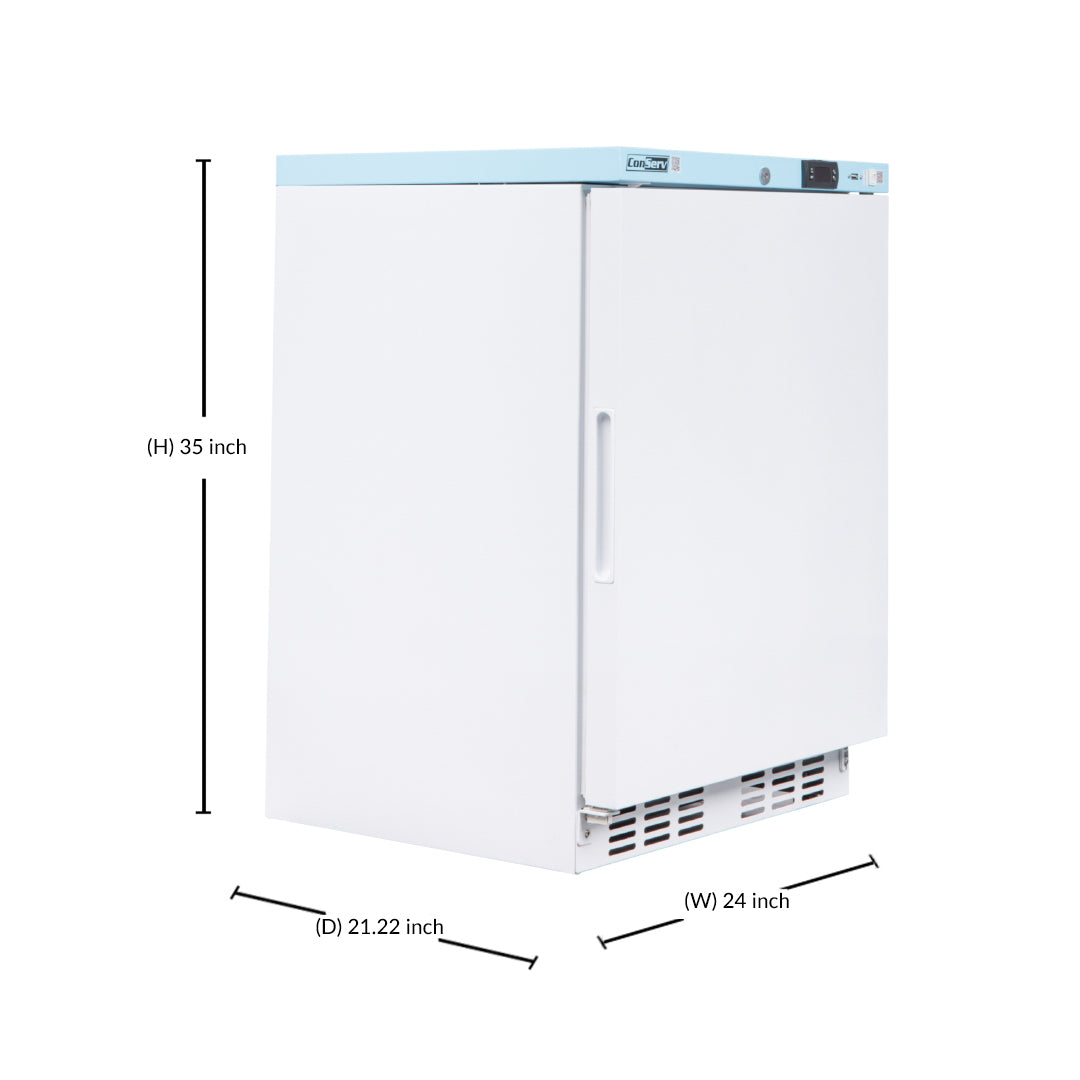 Refrigerador COMERCIAL/FARMACÉUTICO Conserv Compact de 24 pulgadas, 3.9 pies cúbicos, WIFI, 110V