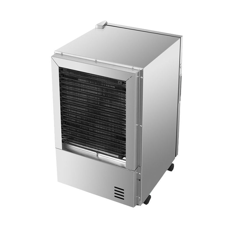 Refrigerador para interiores/exteriores de 2.3 pies cúbicos, clasificación IPX4, acero inoxidable, empotrable/independiente, capacidad para 85 latas, silencioso (42 dB)