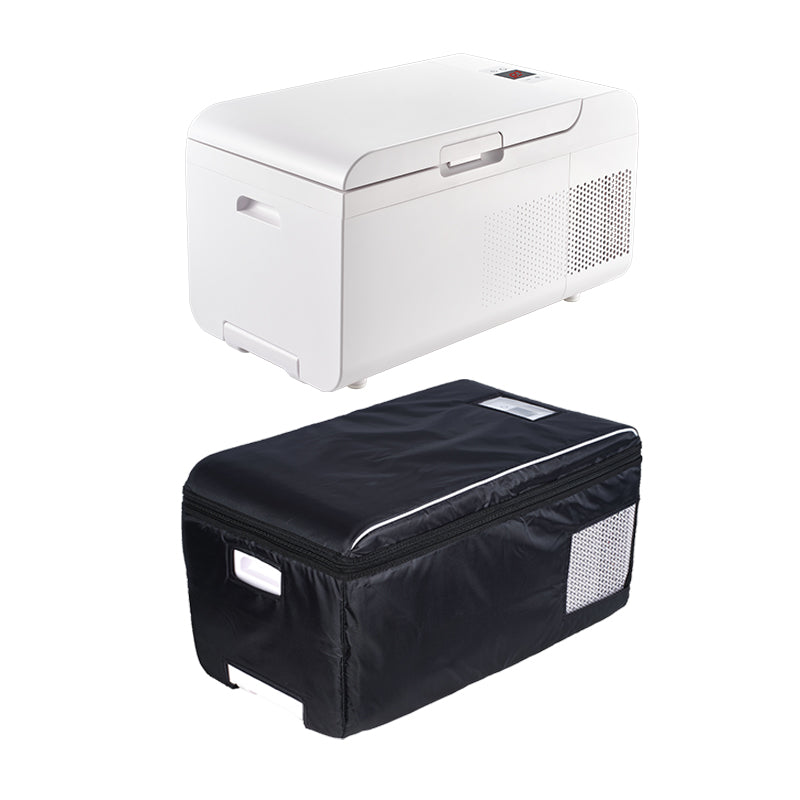 Rolling Fridge-Freezer Portable Casters Retractable Handle 0.7cf 12/110V