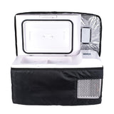 Rolling Fridge-Freezer Portable Casters Retractable Handle 0.7cf 12/110V