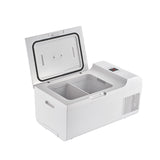 Rolling Fridge-Freezer Portable Casters Retractable Handle 0.7cf 12/110V