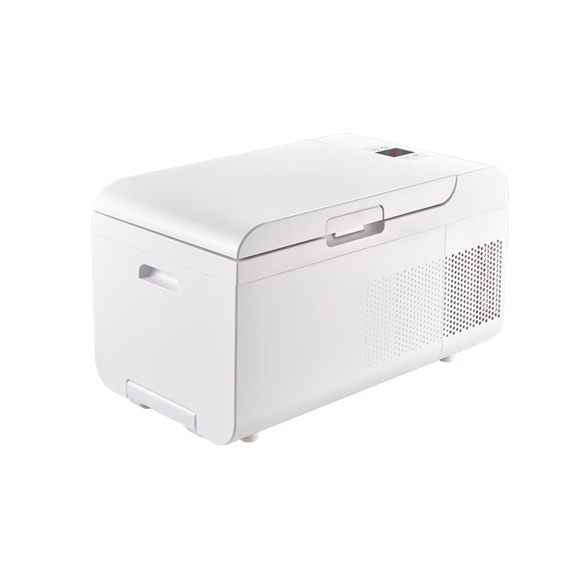 Rolling Fridge-Freezer Portable Casters Retractable Handle 0.7cf 12/110V
