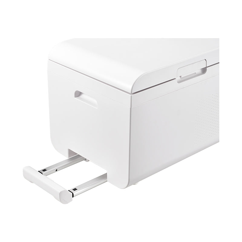 Rolling Fridge-Freezer Portable Casters Retractable Handle 0.7cf 12/110V