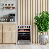 Equator Luxury Hybrid Dual Zone Gourmet Center 43 Bottles+Cans+Fine Foods 110V