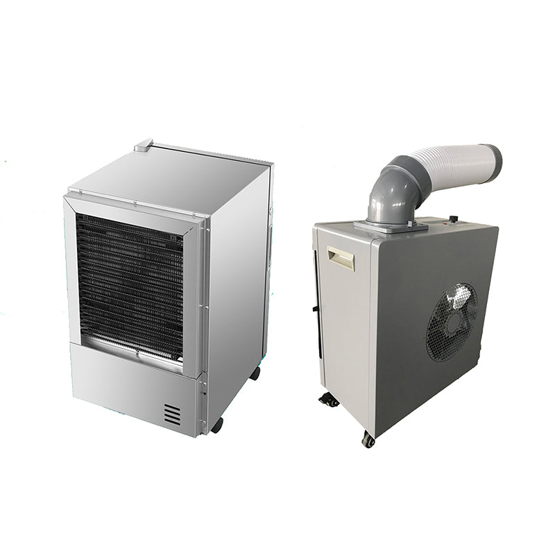 Paquete de aire acondicionado para exteriores + refrigerador No Frost con luces LED de 7 colores Equator