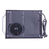 Placa de inducción portátil Equator de 11 pulgadas con un quemador, mango de aluminio LIGHT, 110V