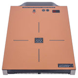 Placa de inducción portátil Equator de 11 pulgadas con un quemador, mango de aluminio LIGHT, 110V