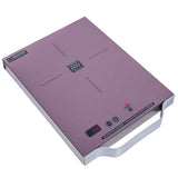 Placa de inducción portátil Equator de 11 pulgadas con un quemador, mango de aluminio LIGHT, 110V