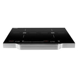 Placa de inducción portátil Equator de 2 quemadores y 21 pulgadas, LIGERA con MANGO DE ALUMINIO, 110 V