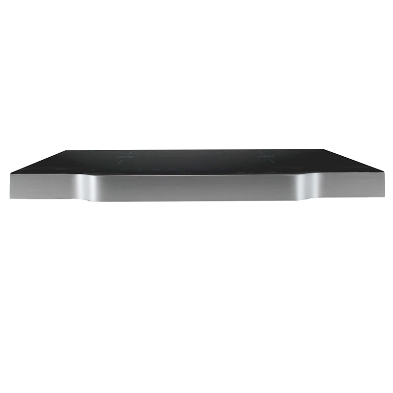 Placa de inducción portátil Equator de 2 quemadores y 21 pulgadas, LIGERA con MANGO DE ALUMINIO, 110 V