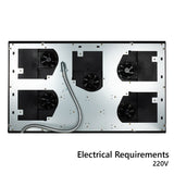 Plaque de cuisson à induction encastrable Equator 36 pouces, 5 foyers, 9 niveaux de puissance, fonction Power Boost, 220 V