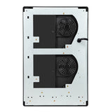 Placa de inducción VERTICAL de 2 quemadores de 13 pulgadas Equator, 9 niveles de potencia, empotrable/independiente, 110V