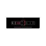Placa de inducción VERTICAL de 2 quemadores de 13 pulgadas Equator, 9 niveles de potencia, empotrable/independiente, 110V