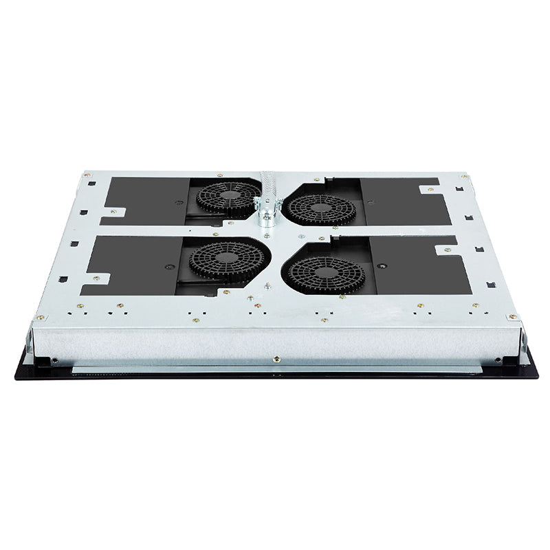 Parrilla de inducción Equator de 24 pulgadas empotrable de 4 quemadores, 9 niveles, POWER BOOST, 220V