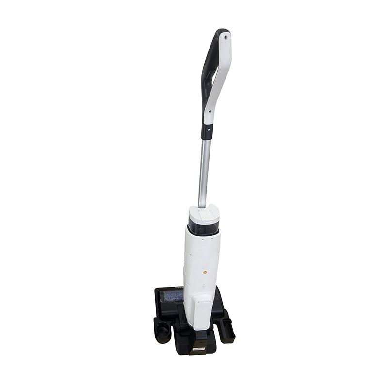 Aspiradora, barredora y fregadora 3 en 1 Equator Smart para suelos y alfombras, autolimpiante, con aviso por voz, 8 lbs