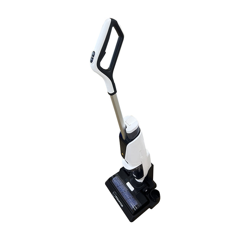 Aspiradora, barredora y fregadora 3 en 1 Equator Smart para suelos y alfombras, autolimpiante, con aviso por voz, 8 lbs