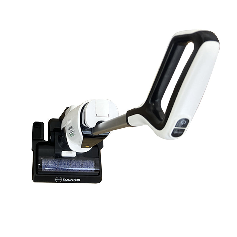 Aspiradora, barredora y fregadora 3 en 1 Equator Smart para suelos y alfombras, autolimpiante, con aviso por voz, 8 lbs