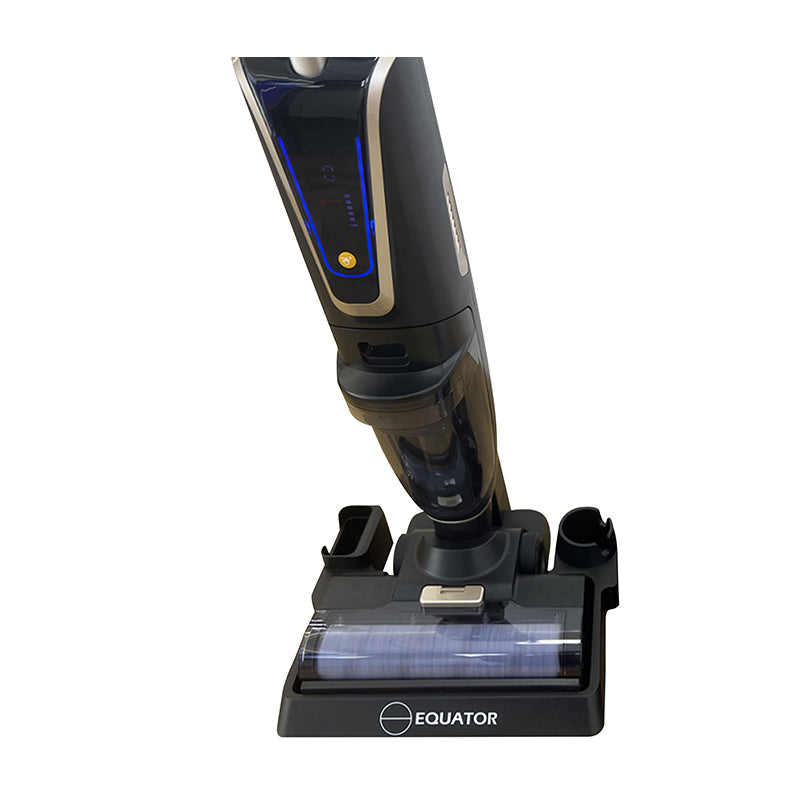 Aspiradora, barredora y fregadora 3 en 1 Equator Smart para suelos y alfombras, autolimpiante, con aviso por voz, 8 lbs