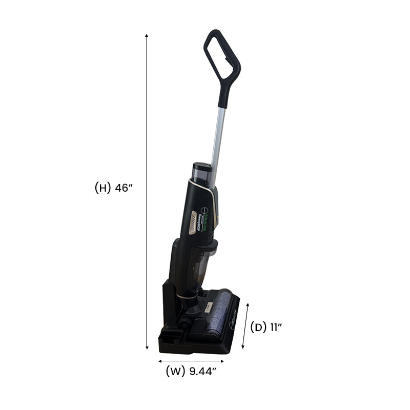 Aspiradora, barredora y fregadora 3 en 1 Equator Smart para suelos y alfombras, autolimpiante, con aviso por voz, 8 lbs