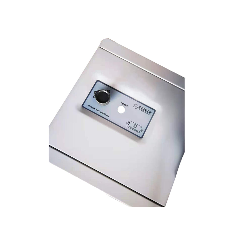 Equator 7000BTU Weatherized Outdoor Air Conditioner + Fan IP24 Casters 110V