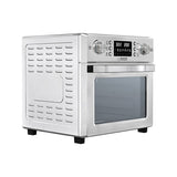 Friteuse à air chaud Equator 5-en-1 pour comptoir + convection + pizza + gril + déshydrateur, acier inoxydable