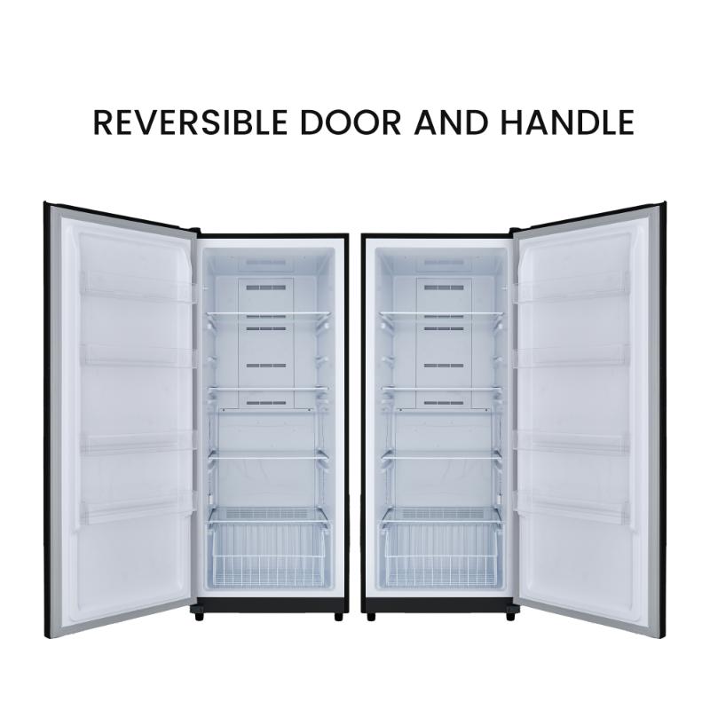 Congelador vertical Conserv de 17 pies cúbicos, CONVERTIBLE A REFRIGERADOR, apto para garaje, certificado Energy Star, 28 pulgadas de ancho, 110 V