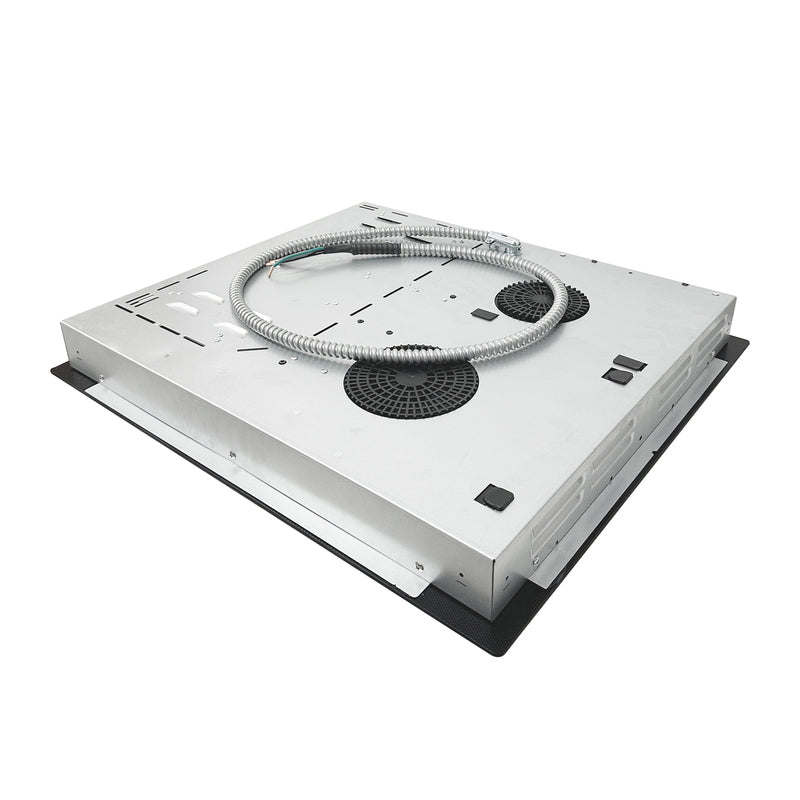 Equator 24 inch Electric Hybrid CERAMIC-INDUCTION 4 Burner Cooktop 9 Power 220V