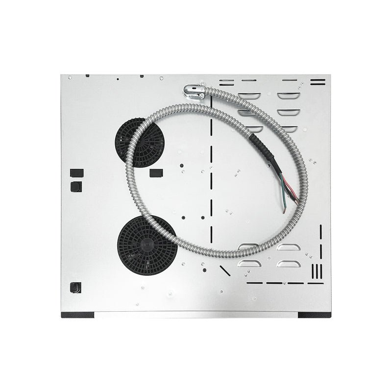 Equator 24 inch Electric Hybrid CERAMIC-INDUCTION 4 Burner Cooktop 9 Power 220V