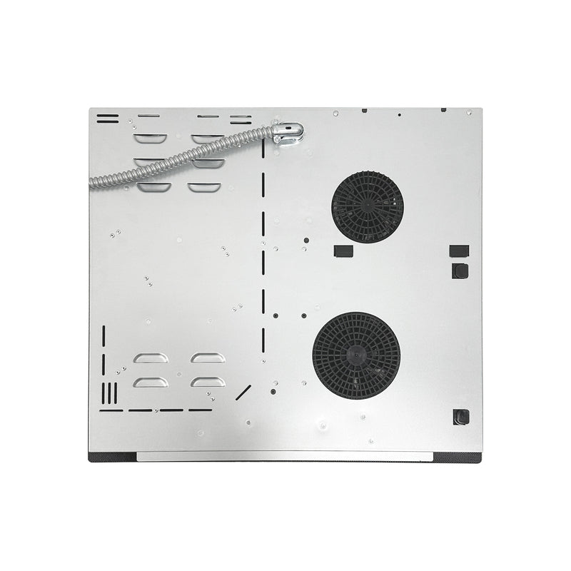 Equator 24 inch Electric Hybrid CERAMIC-INDUCTION 4 Burner Cooktop 9 Power 220V
