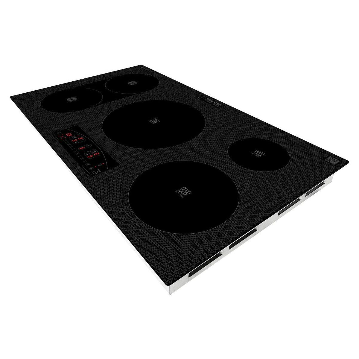 Equator Design 36 inch Electric Hybrid CERAMIC-INDUCTION 5 Burner Cooktop 220V
