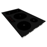 Equator Design 36 inch Electric Hybrid CERAMIC-INDUCTION 5 Burner Cooktop 220V