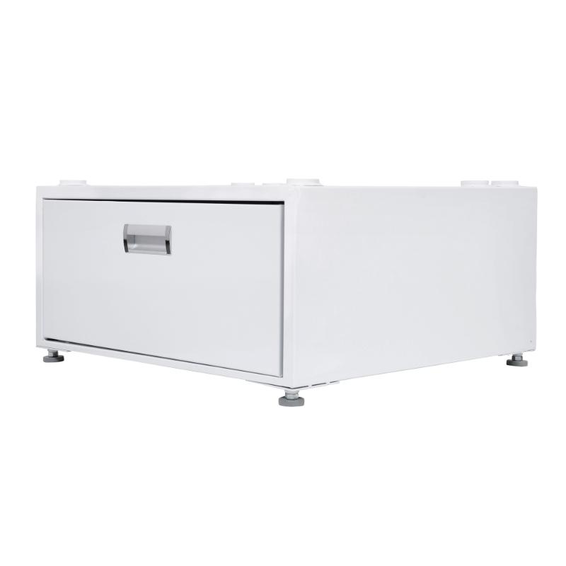 Pedestal para lavandería Equator de 24 pulgadas, 11 pulgadas de alto + cajón de almacenamiento extraíble y patas ajustables