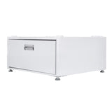 Pedestal para lavandería Equator de 24 pulgadas, 11 pulgadas de alto + cajón de almacenamiento extraíble y patas ajustables