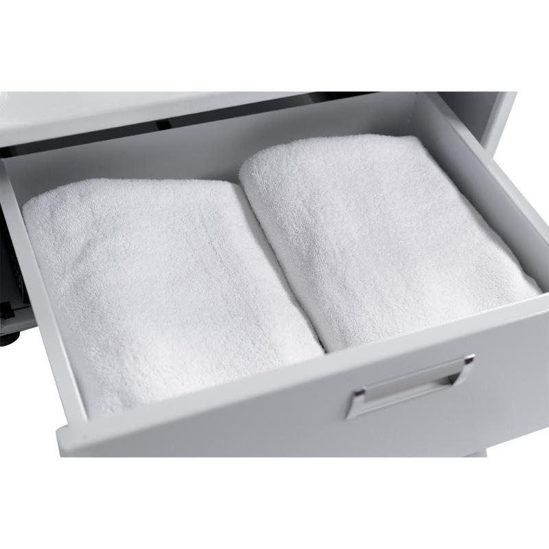 Pedestal para lavandería Equator de 24 pulgadas, 11 pulgadas de alto + cajón de almacenamiento extraíble y patas ajustables