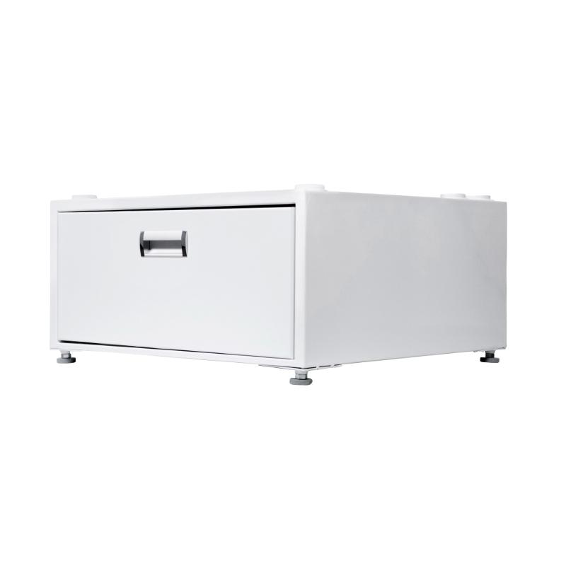 Pedestal para lavandería Equator de 24 pulgadas, 11 pulgadas de alto + cajón de almacenamiento extraíble y patas ajustables