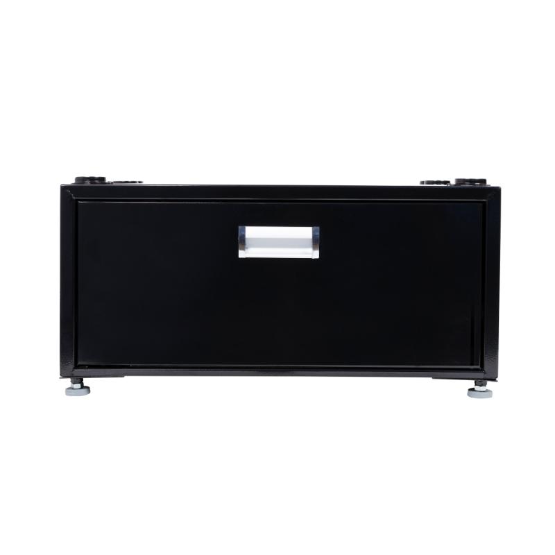 Pedestal para lavandería Equator de 24 pulgadas, 11 pulgadas de alto + cajón de almacenamiento extraíble y patas ajustables