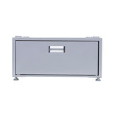 Pedestal para lavandería Equator de 24 pulgadas, 11 pulgadas de alto + cajón de almacenamiento extraíble y patas ajustables