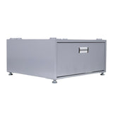 Pedestal para lavandería Equator de 24 pulgadas, 11 pulgadas de alto + cajón de almacenamiento extraíble y patas ajustables