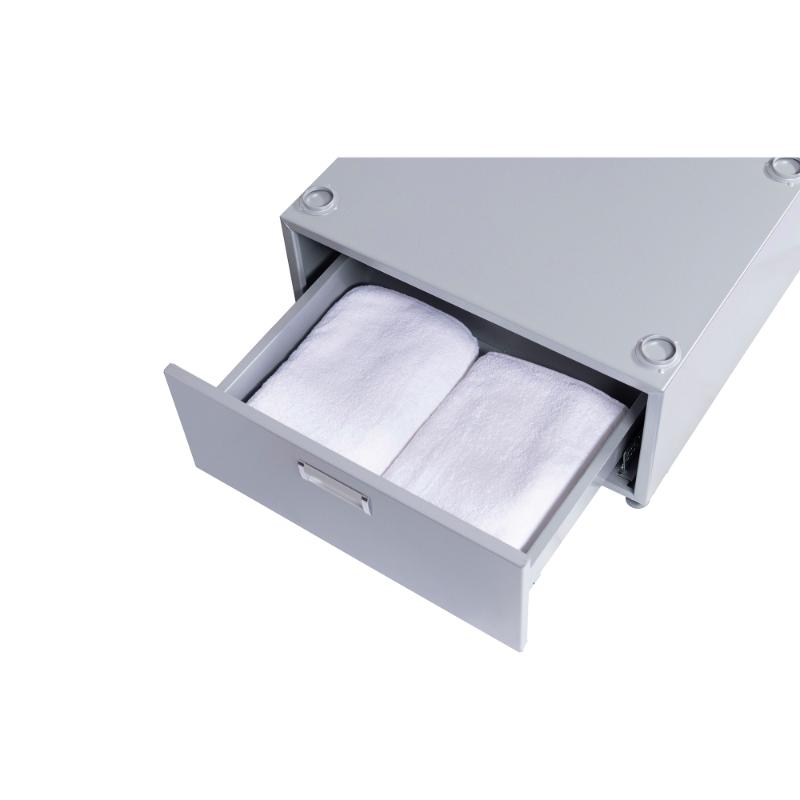 Pedestal para lavandería Equator de 24 pulgadas, 11 pulgadas de alto + cajón de almacenamiento extraíble y patas ajustables