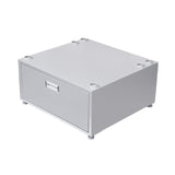 Pedestal para lavandería Equator de 24 pulgadas, 11 pulgadas de alto + cajón de almacenamiento extraíble y patas ajustables