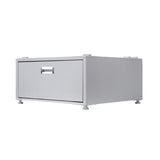 Pedestal para lavandería Equator de 24 pulgadas, 11 pulgadas de alto + cajón de almacenamiento extraíble y patas ajustables