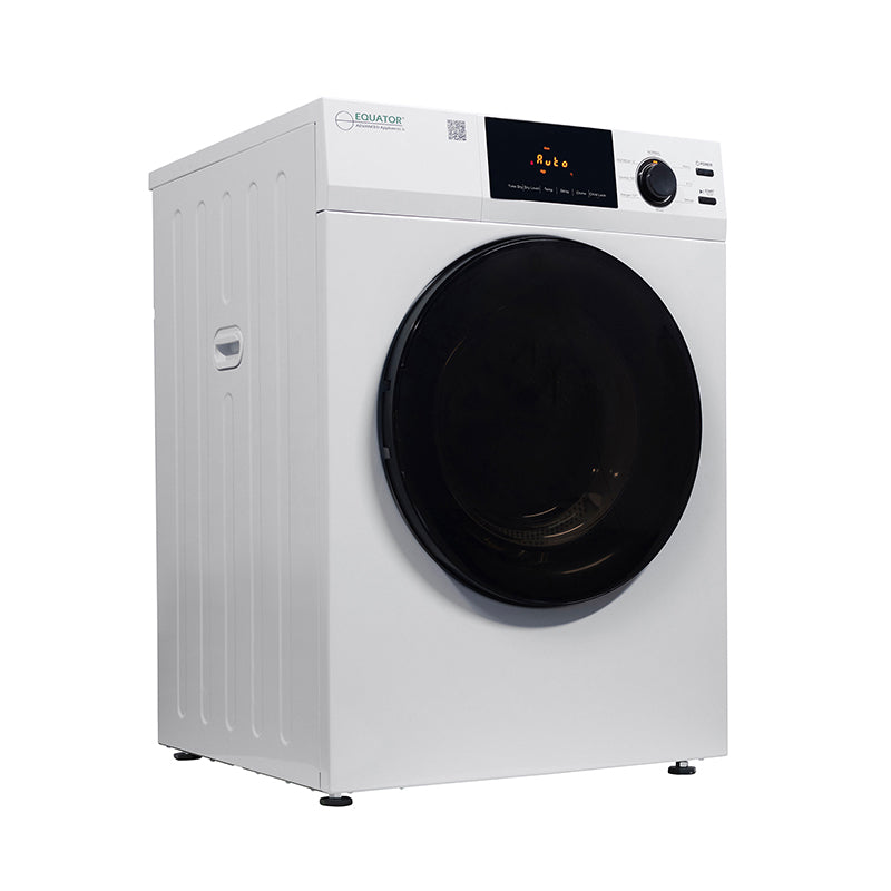 Secadora Equator Deluxe de 24 pulgadas, CON VENTILACIÓN, con sensor, higienización, 4 pies cúbicos, control táctil, 110 V, DIGITAL (Reacondicionada)