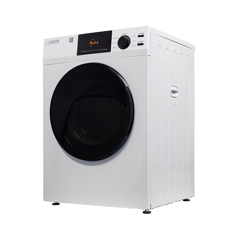 Secadora Equator Deluxe de 24 pulgadas, CON VENTILACIÓN, con sensor, higienización, 4 pies cúbicos, control táctil, 110 V, DIGITAL (Reacondicionada)