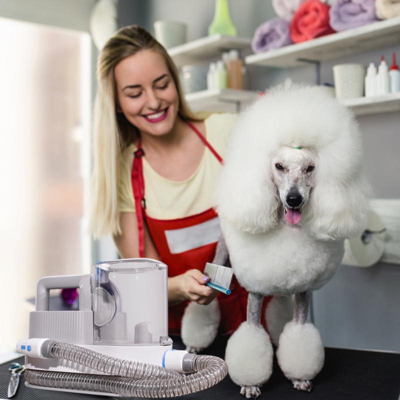 Ultimate PET CARE COMBO Washer Dryer + Pet Groomer + Air Purifier White