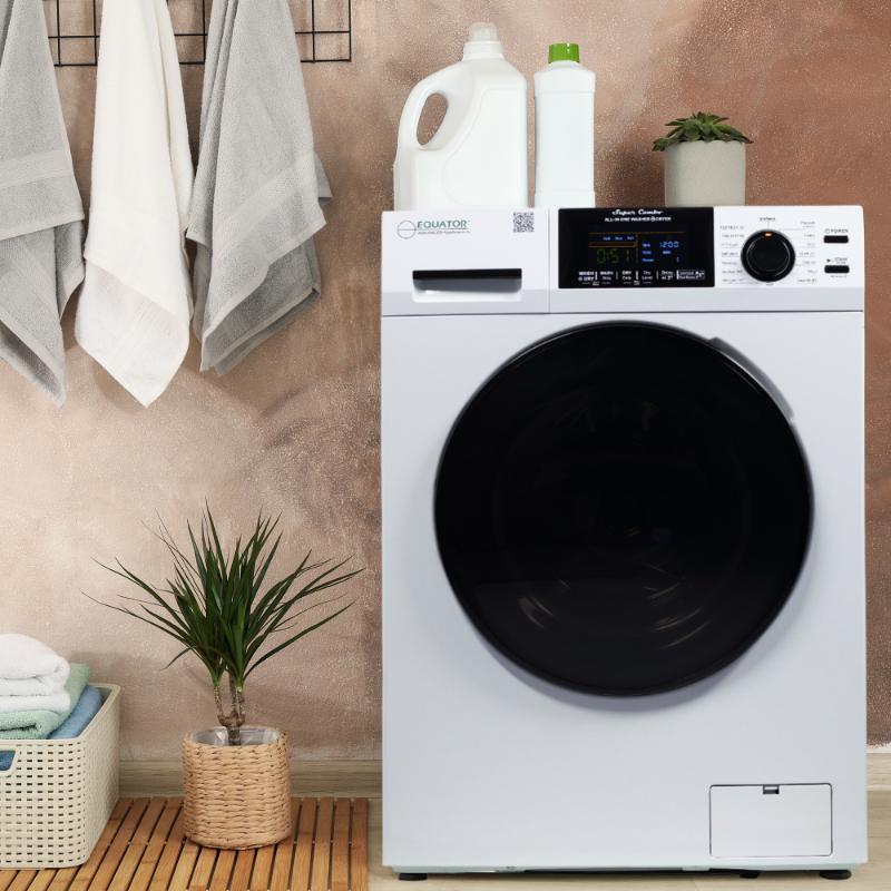 Ultimate PET CARE COMBO Washer Dryer + Pet Groomer + Air Purifier White