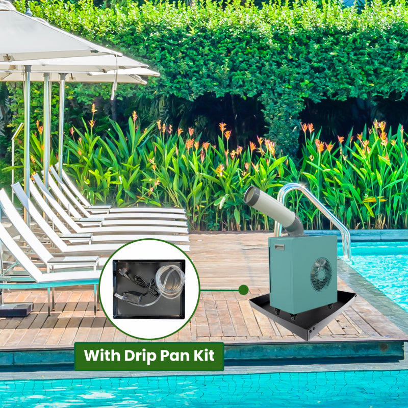 Equator 3-in-1 OUTDOOR AC+HEATER+FAN 9000 BTU 110V w/Wheels 110V + Drip Pan + Pump