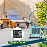 Climatiseur-chauffage d'intérieur et d'extérieur Equator 10 000 BTU 110 V + kit de pompe avec bac de récupération